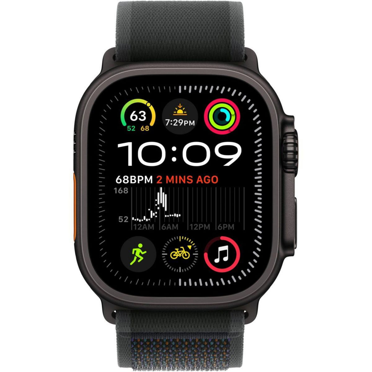 APPLE Montre connectée Ultra 2 49mm Noir / Noir Trail S/M Cell