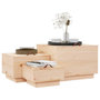 Voir la diapositive 4 : VIDAXL Boîtes de rangement avec couvercles 3 pcs Bois massif de pin