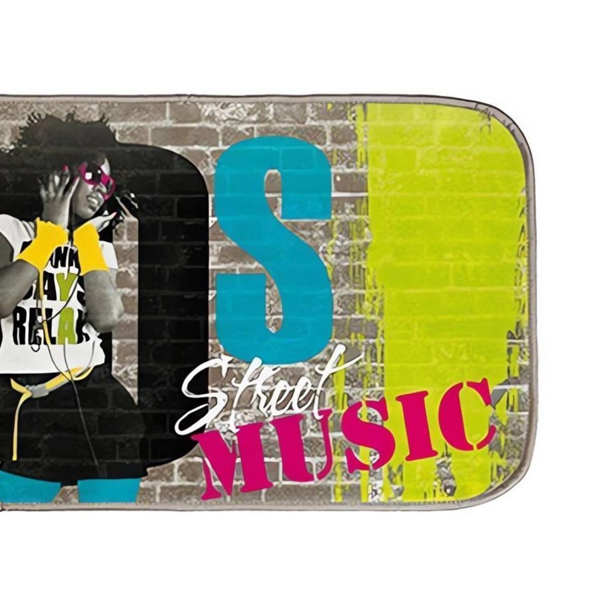 Douceur d'Intérieur Tapis déco imprimé 45x75cm STREET ART