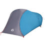 Voir la diapositive 4 : VIDAXL Tente de camping a dome 4 personnes bleu impermeable