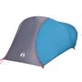 Voir la diapositive 4 : VIDAXL Tente de camping a dome 4 personnes bleu impermeable