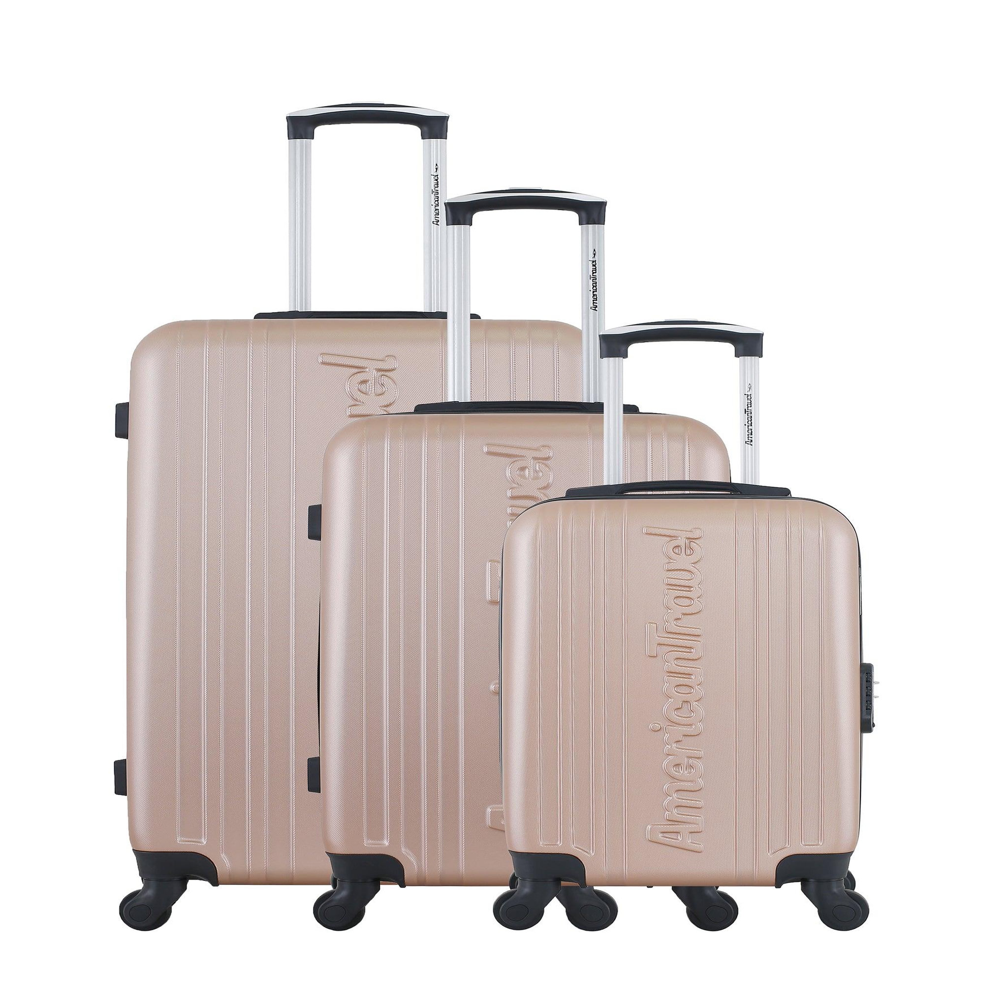 AMERICAN TRAVEL American travel - set de 3 valises springfield-a 70 cm 4 roues