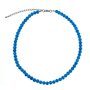 SC CRYSTAL Collier bleu orné de perles de verre par SC Crystal