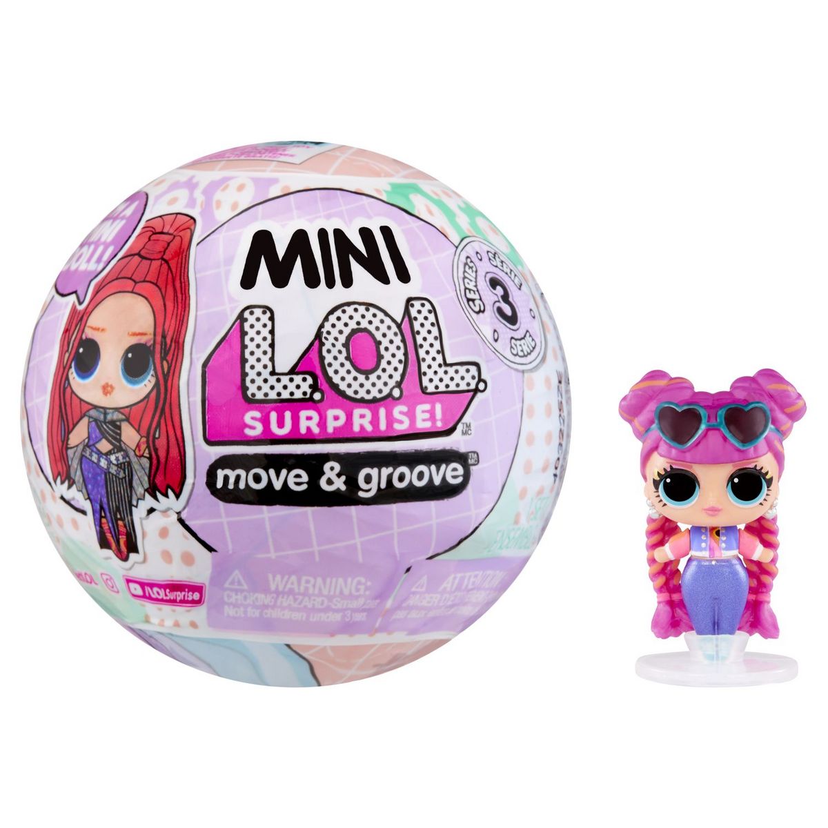 MGA Poupée LOL Surprise mini Move and Groove S3