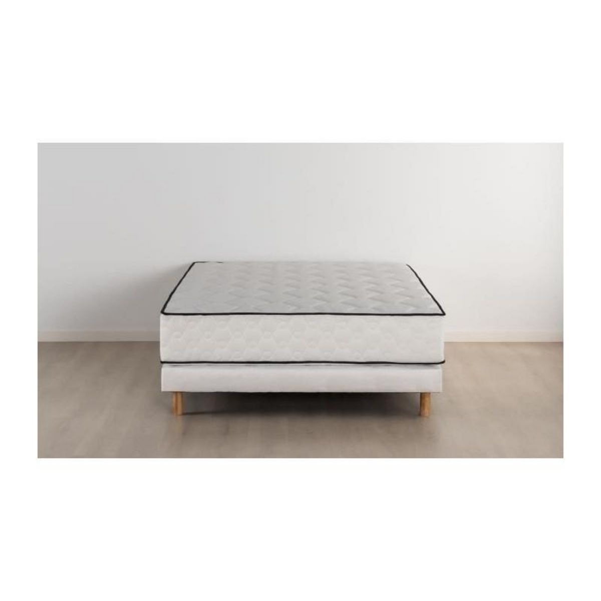 DEKO DREAM DEKO DREAM Détente Ensemble matelas + sommier 140 x 190 cm - Ressorts - 7 zones - 27 cm - Équilibré
