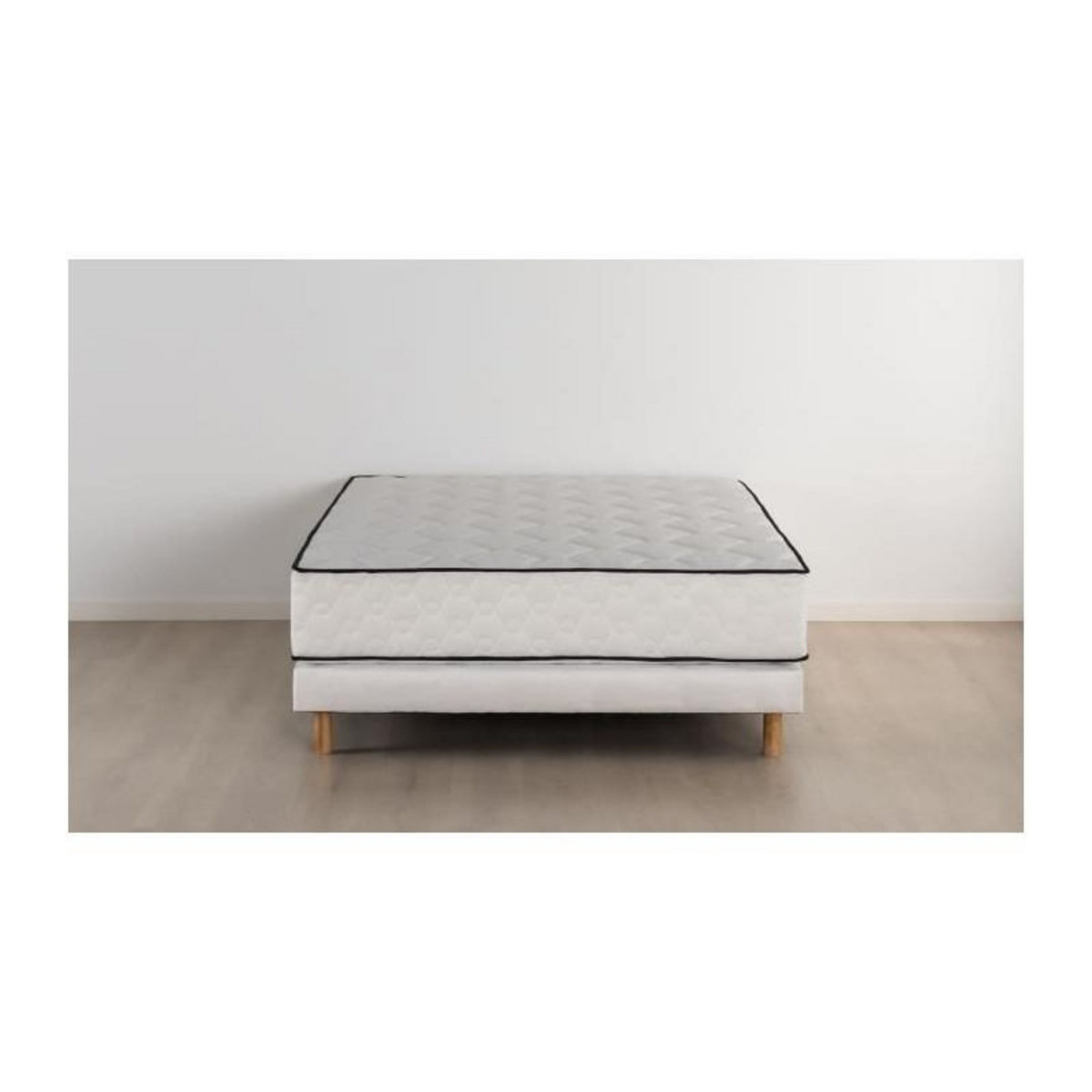 DEKO DREAM DEKO DREAM Détente Ensemble matelas + sommier 140 x 190 cm - Ressorts - 7 zones - 27 cm - Équilibré