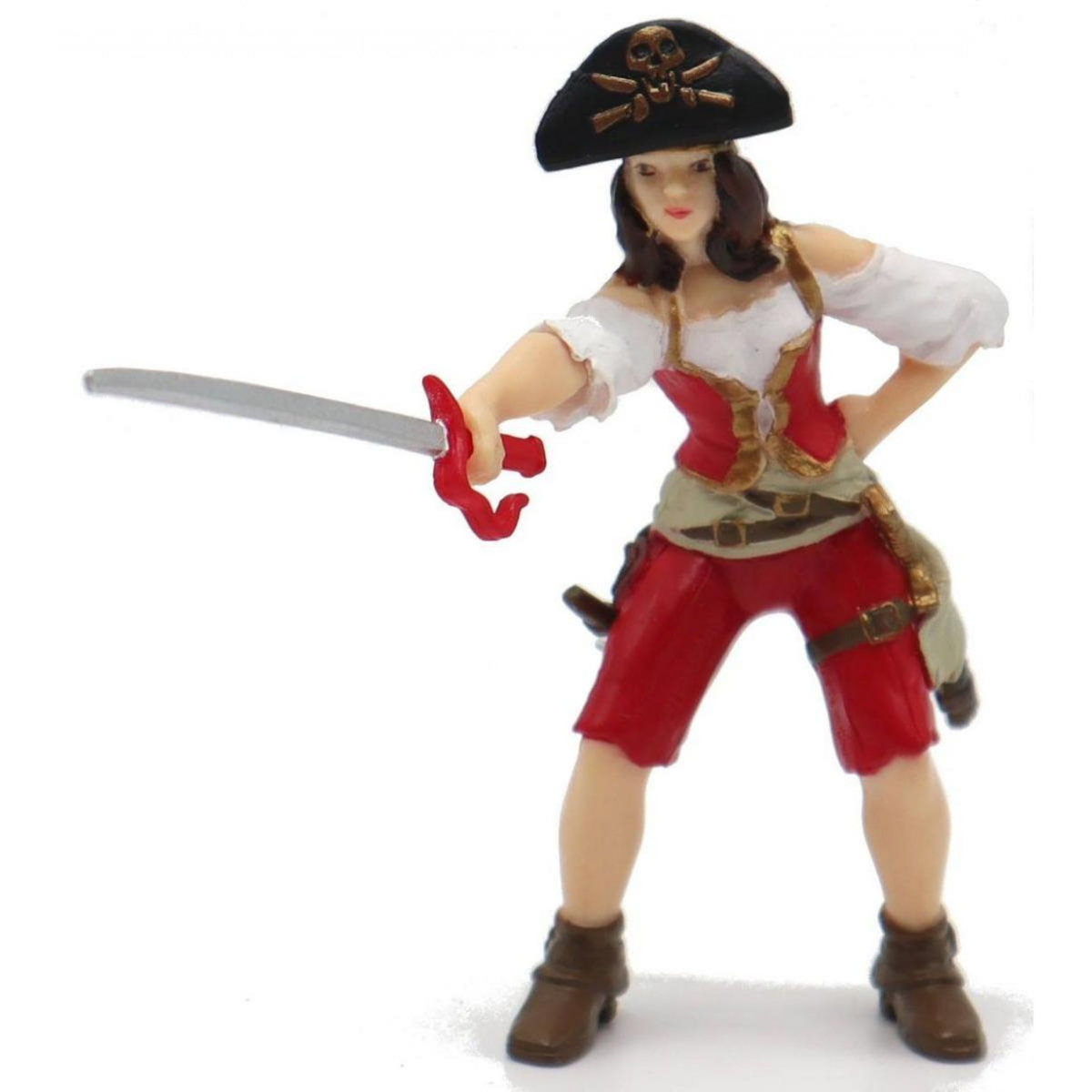 Papo 39466 - Femme pirate rouge