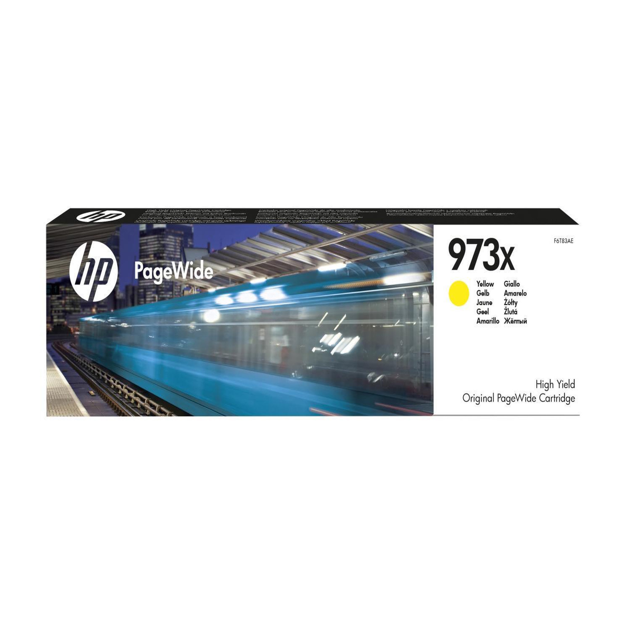 Voir la diapositive 2 : HP HP 973X cartouche dencre jaune PageWide grande capacite authentique pour HP PageWide Pro 452/477/552/577 F6T83AE