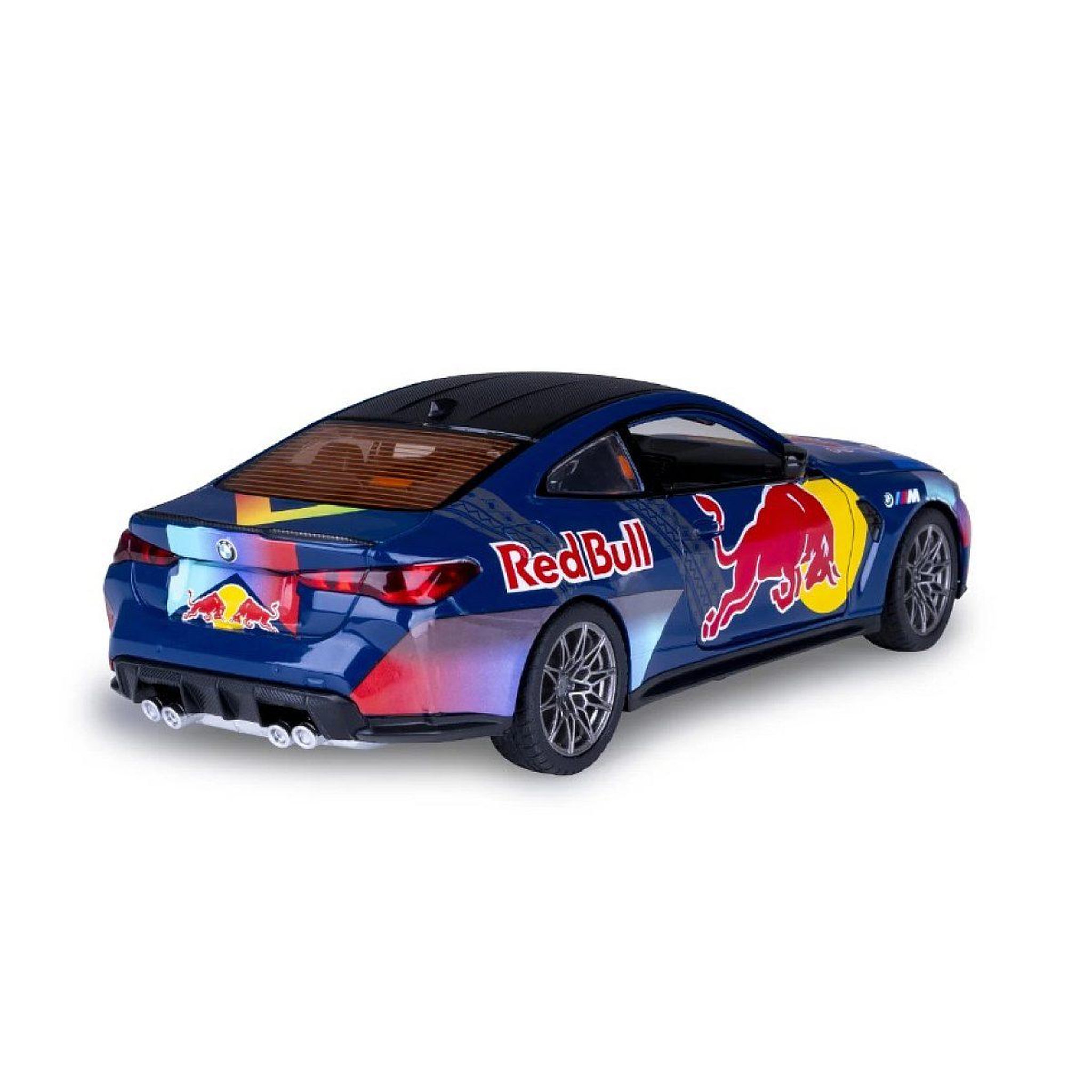 Voir la diapositive 2 : Jamara Bmw m4 miniature 1:24 bleue avec piles