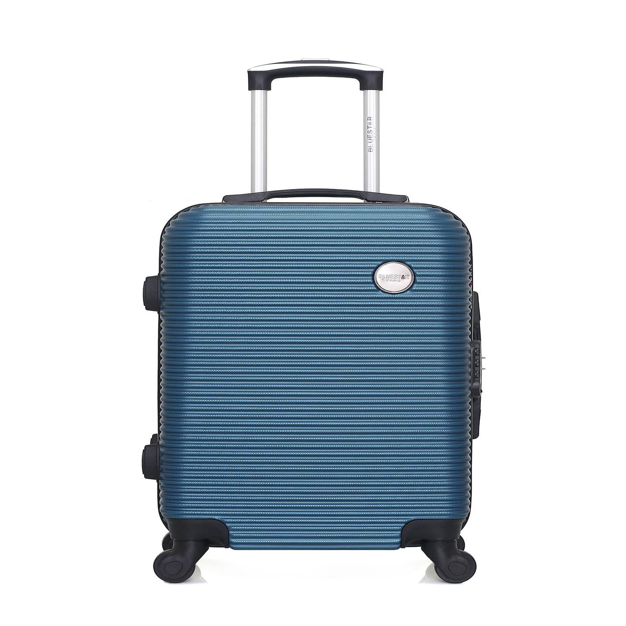 BLUESTAR BLUESTAR - Valise Cabine LONDON 55 cm 4 Roues. Coloris disponibles : Beige, Gris