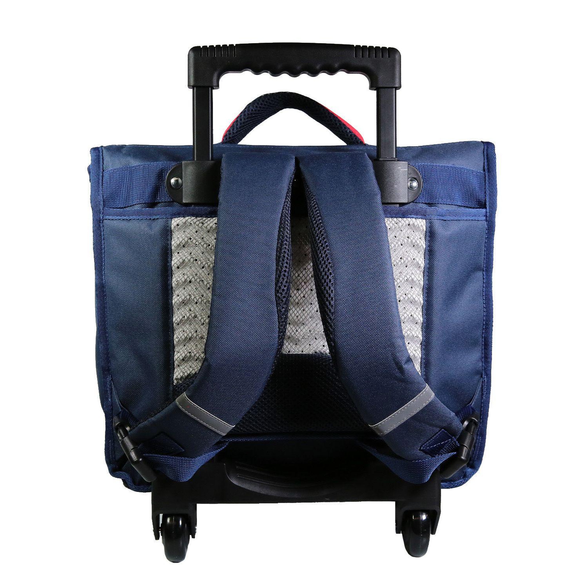 Voir la diapositive 4 : Bagtrotter BAGTROTTER Cartable à roulettes 38 cm Phileas Bleu USA
