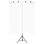Voir la diapositive 4 : VIDAXL Support de fond en forme de T Noir 151x60x(70-200) cm