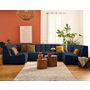 Voir la diapositive 2 : LISA DESIGN Ellie - fauteuil sans accoudoir en velours texturé