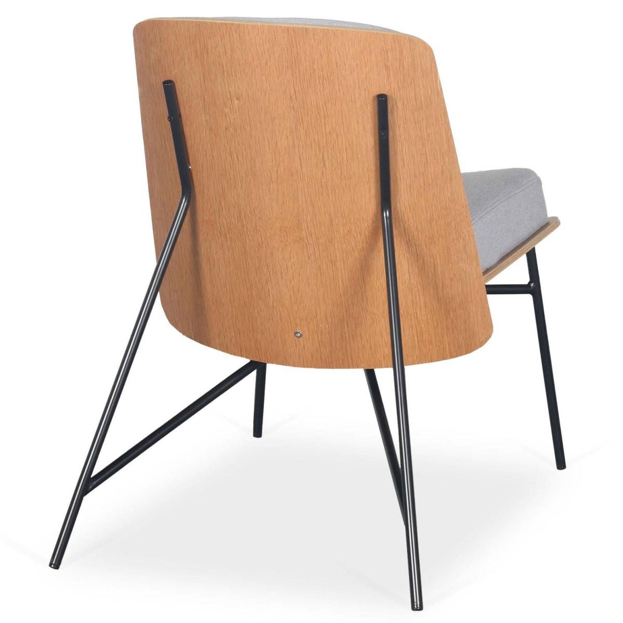Voir la diapositive 5 : Paris Prix Fauteuil Design  Vincente  80cm Gris Clair