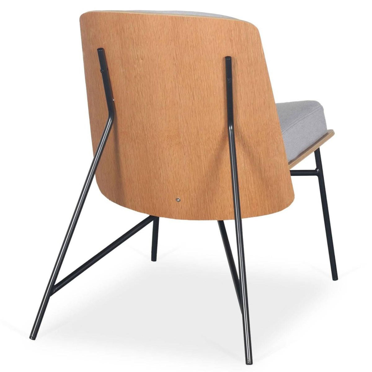 Paris Prix Fauteuil Design  Vincente  80cm Gris Clair