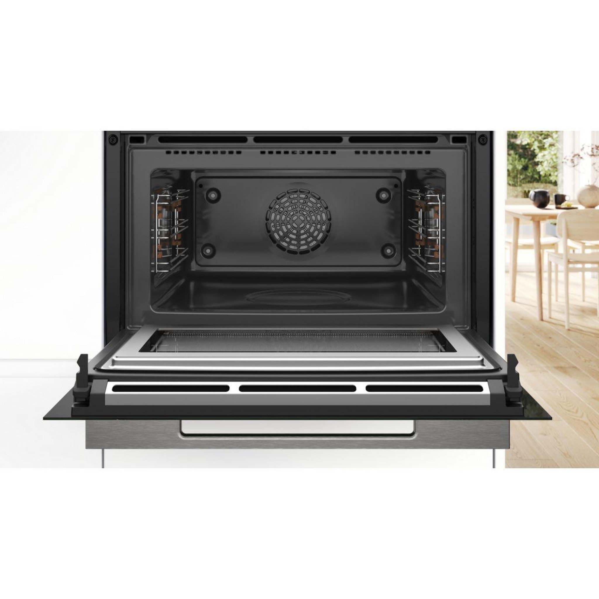 Voir la diapositive 3 : BOSCH Four micro onde combiné cmg7761b1 série 8 air fry