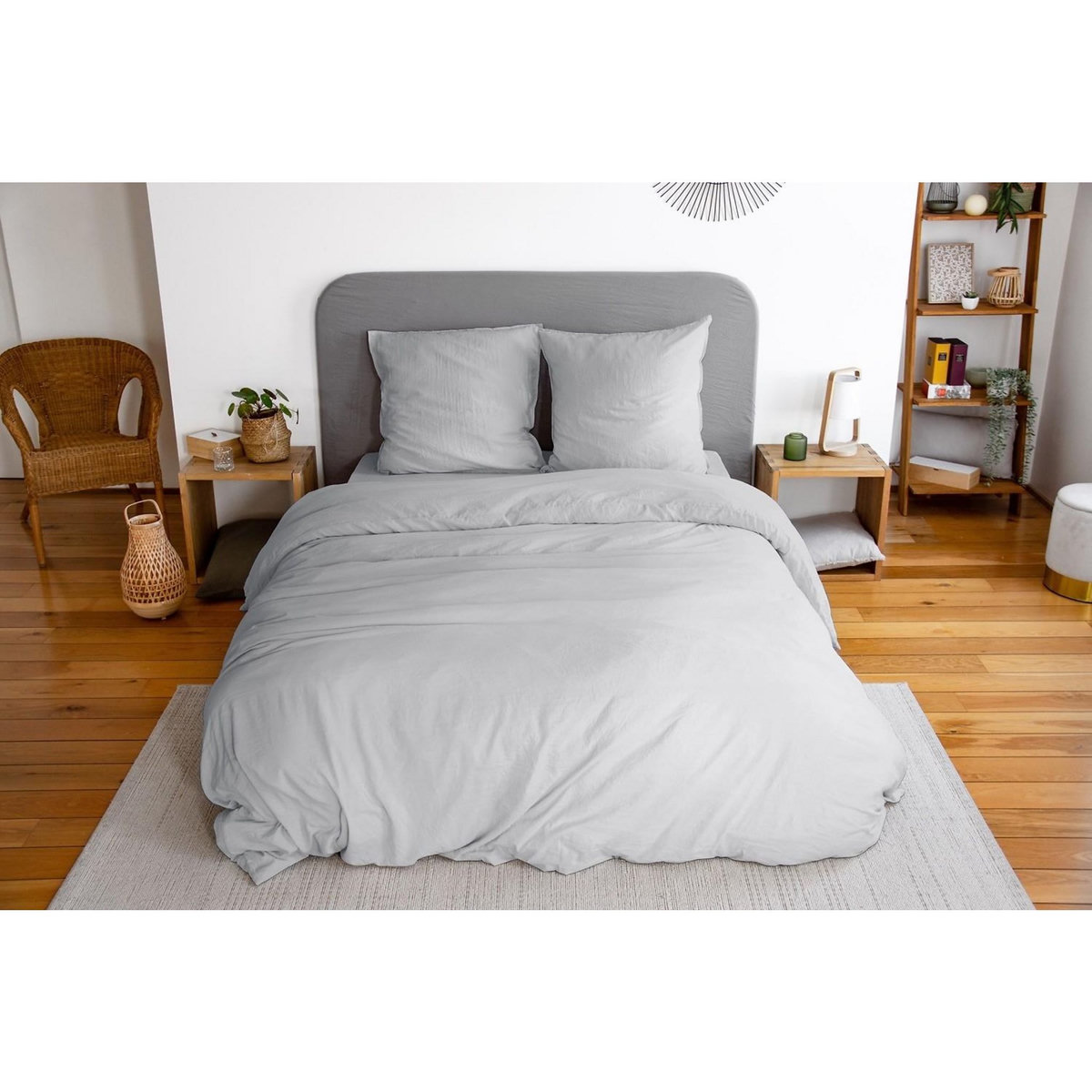 Home collection Parure microfibre lavee