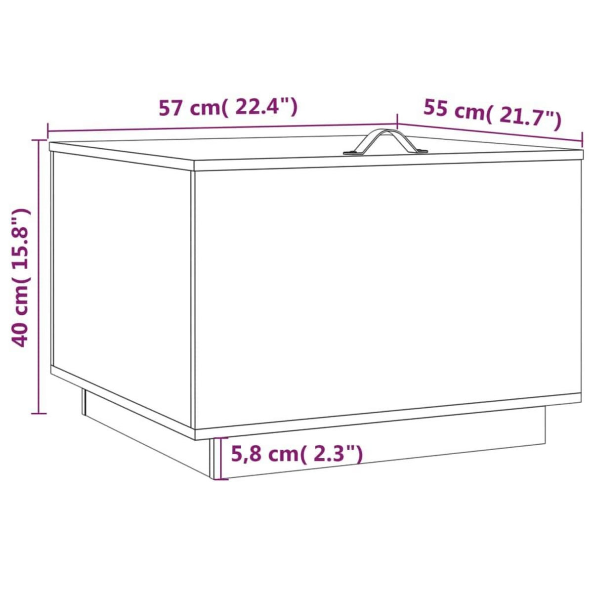 VIDAXL Boîtes de rangement avec couvercles 3 pcs Bois massif de pin