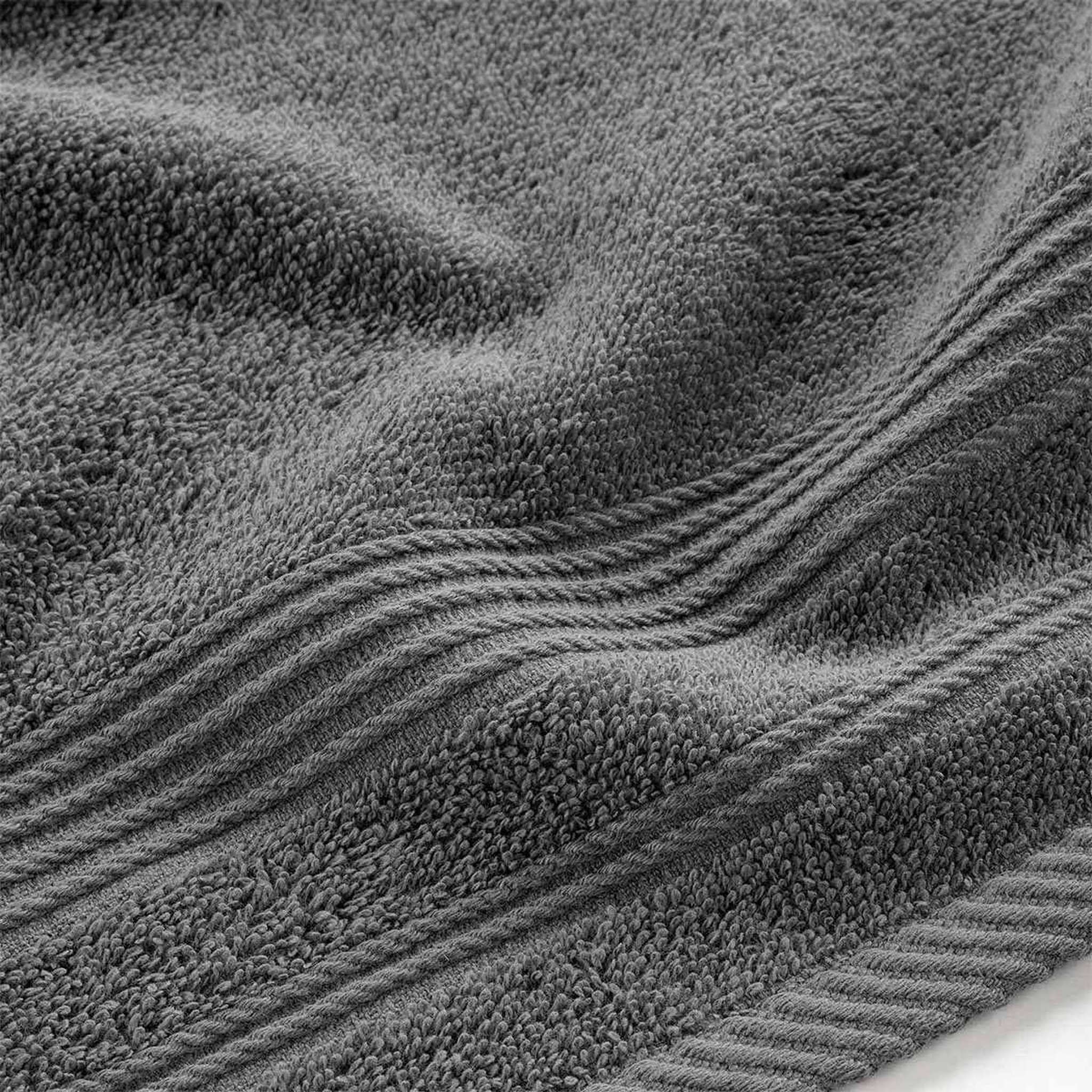 Voir la diapositive 2 : Douceur d'Intérieur Serviette d'invité  tendresse  30x50cm anthracite