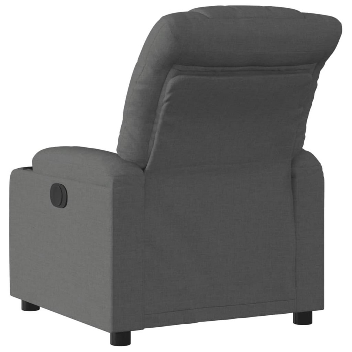 VIDAXL Fauteuil inclinable Gris fonce Tissu