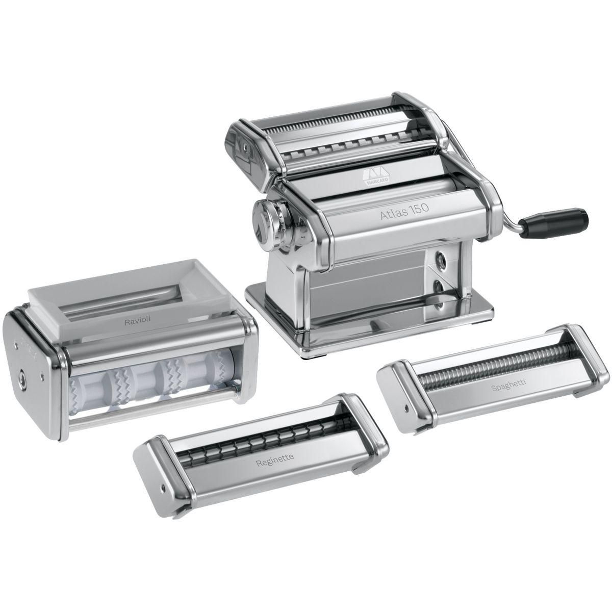 Marcato Machine à pâtes Atlas 150 et 3 accessoires multipast