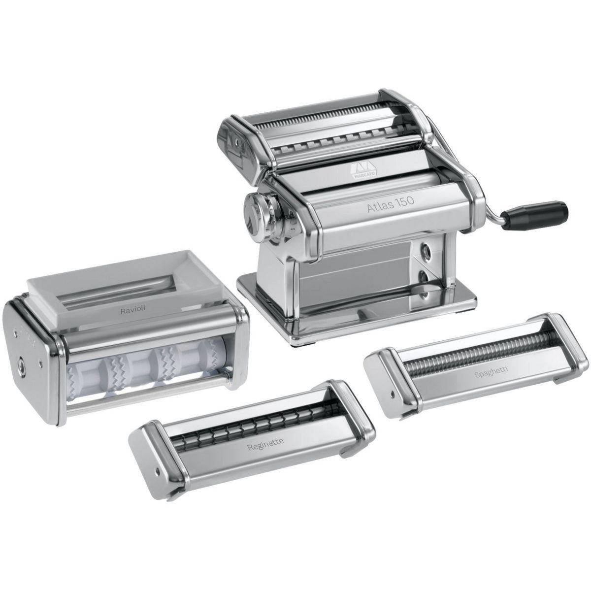 Marcato Machine à pâtes Atlas 150 et 3 accessoires multipast