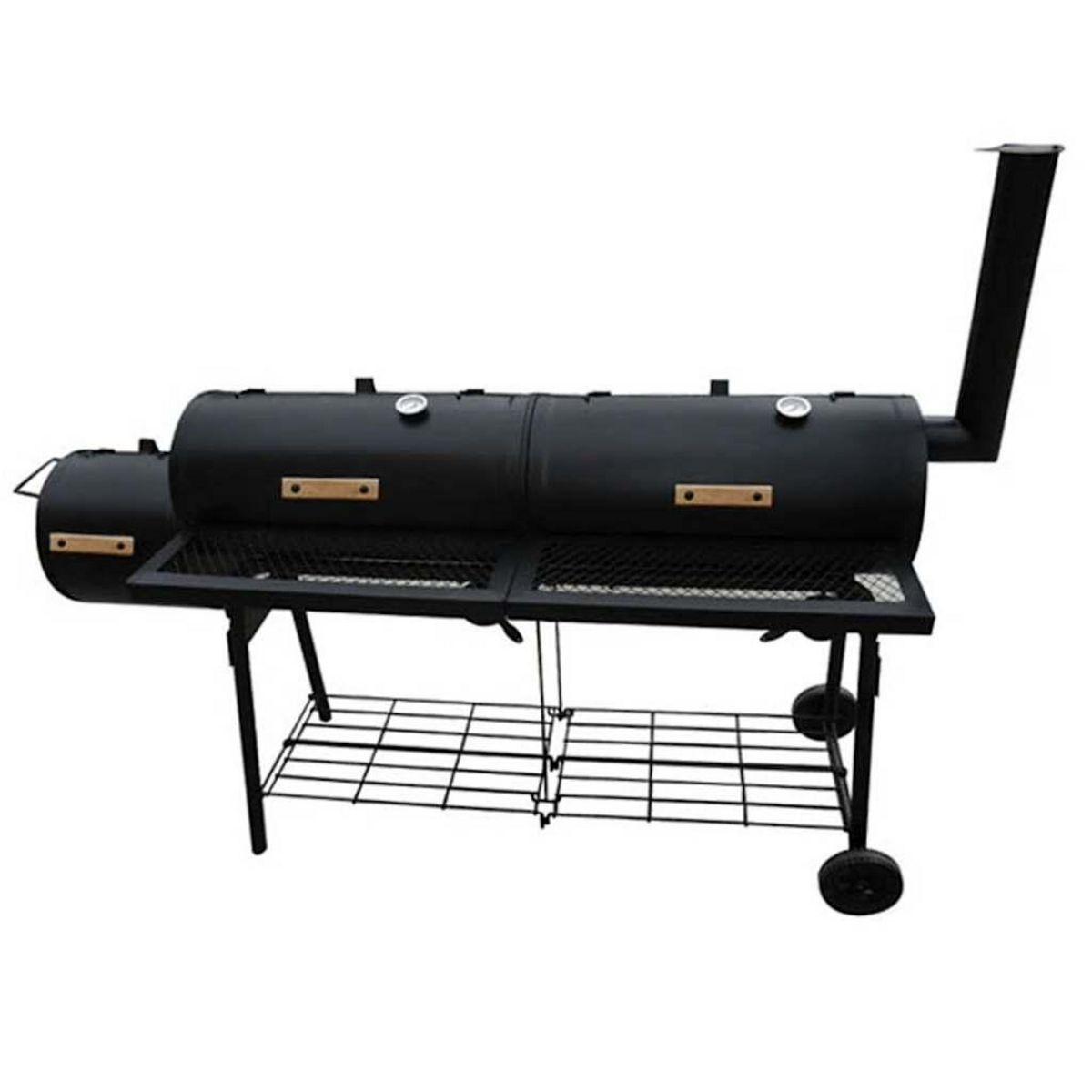 VIDAXL Barbecue a fumoir Nevada XL Noir