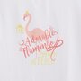 IN EXTENSO T-shirt manches courtes flamants roses fille