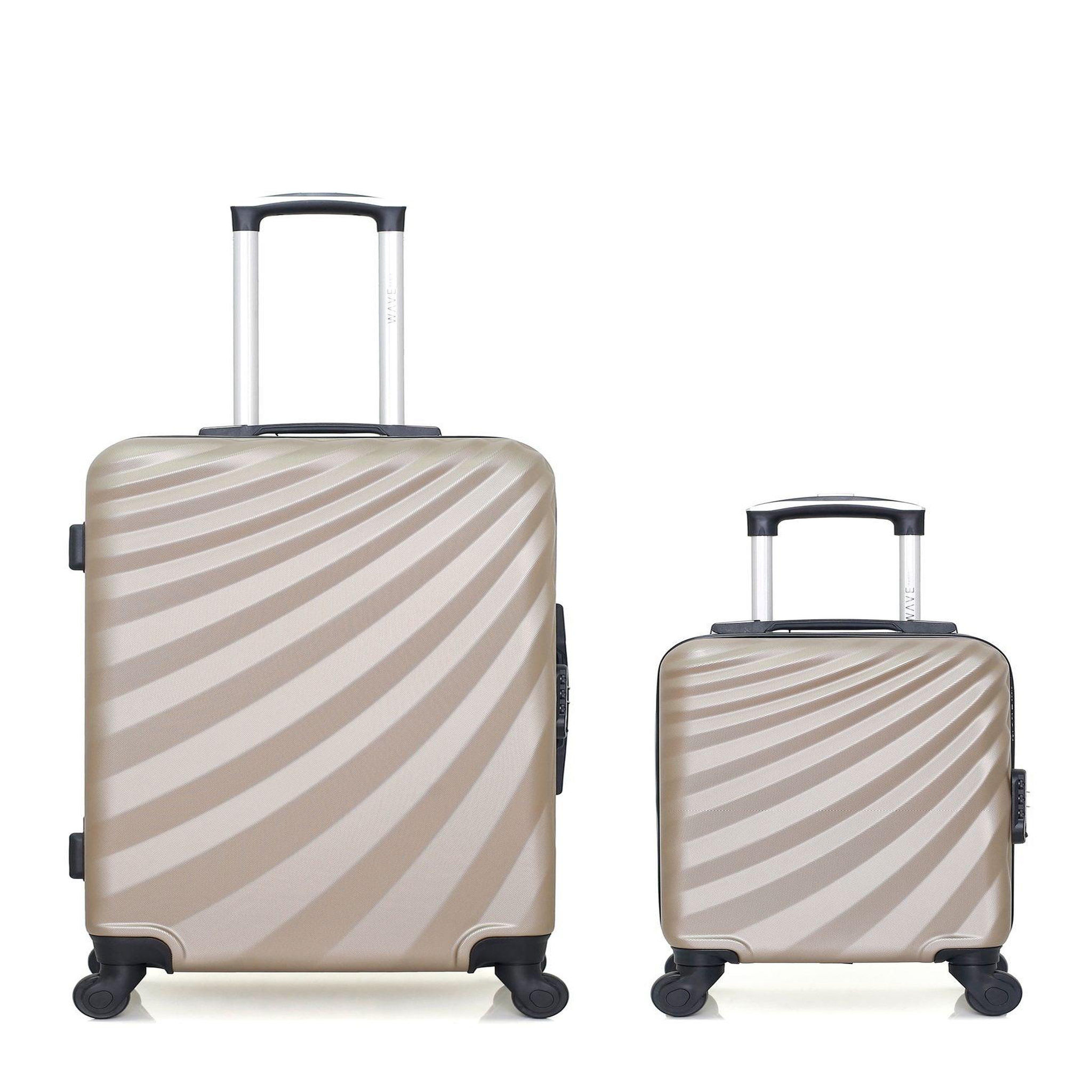 WAVE PARIS Wave paris - lot de 2 - valise weekend et valise cabine xxs danube