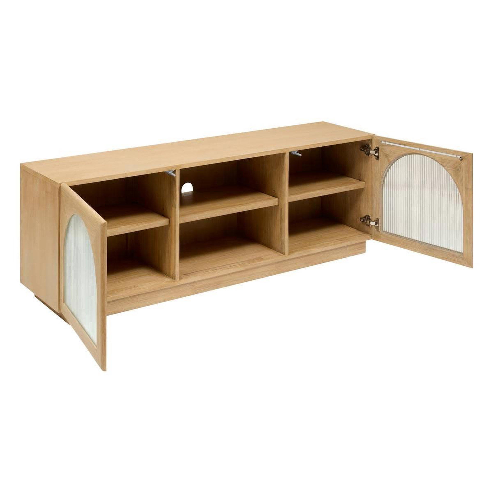 Voir la diapositive 2 : ATMOSPHERA Meuble tv 2 portes  lousada  160cm naturel