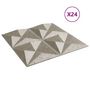Voir la diapositive 4 : VIDAXL Panneaux muraux 24 pcs beton 50x50 cm XPS 6 m² origami