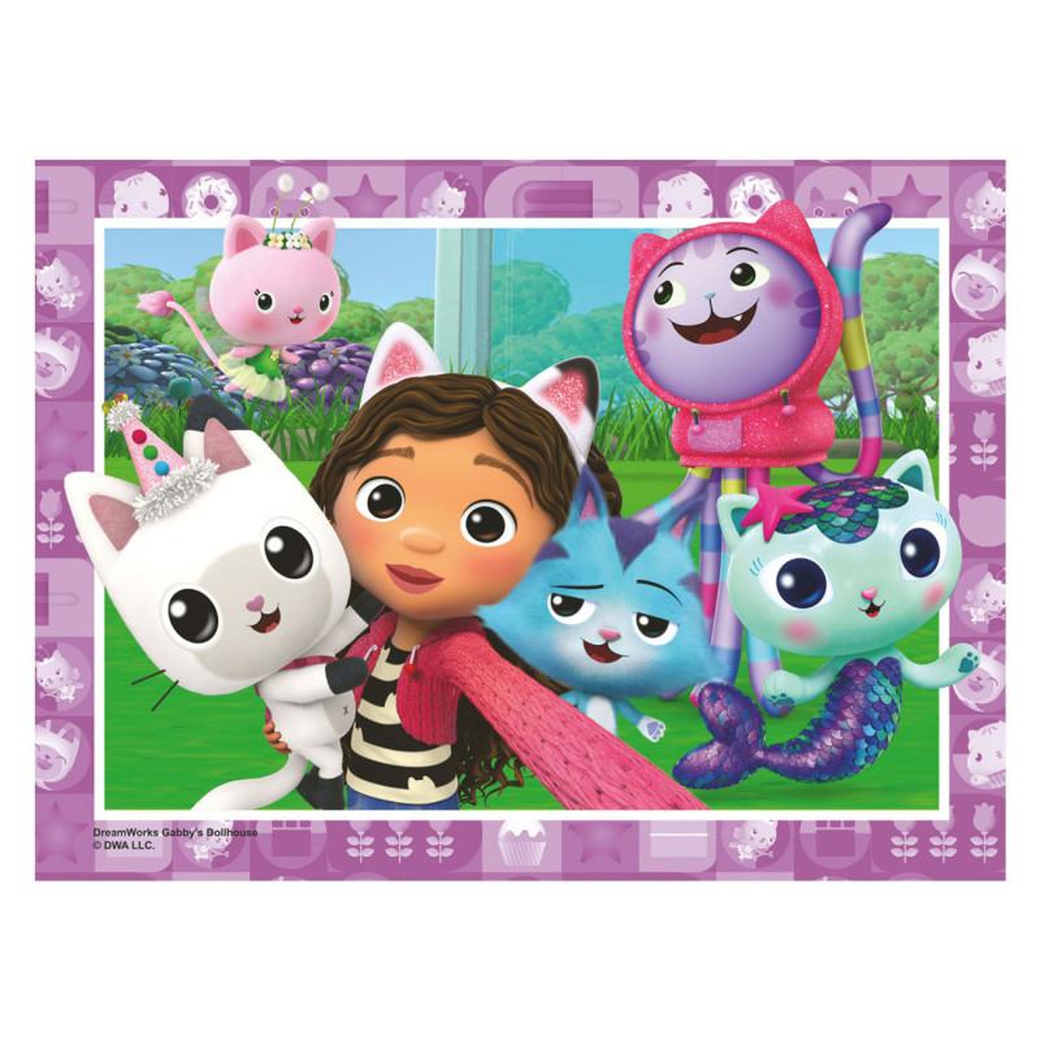 Voir la diapositive 3 : RAVENSBURGER Ravensburger - Gabby's Dollhouse Jigsaw Puzzle 4in1 31436