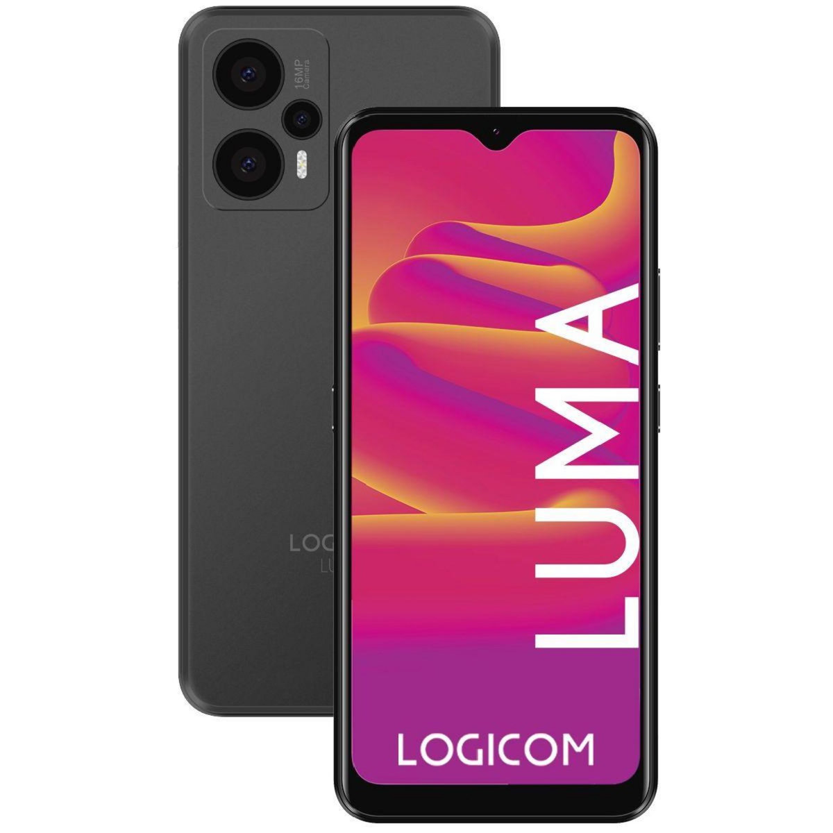 Logicom Téléphone portable Luma 128Go Noir