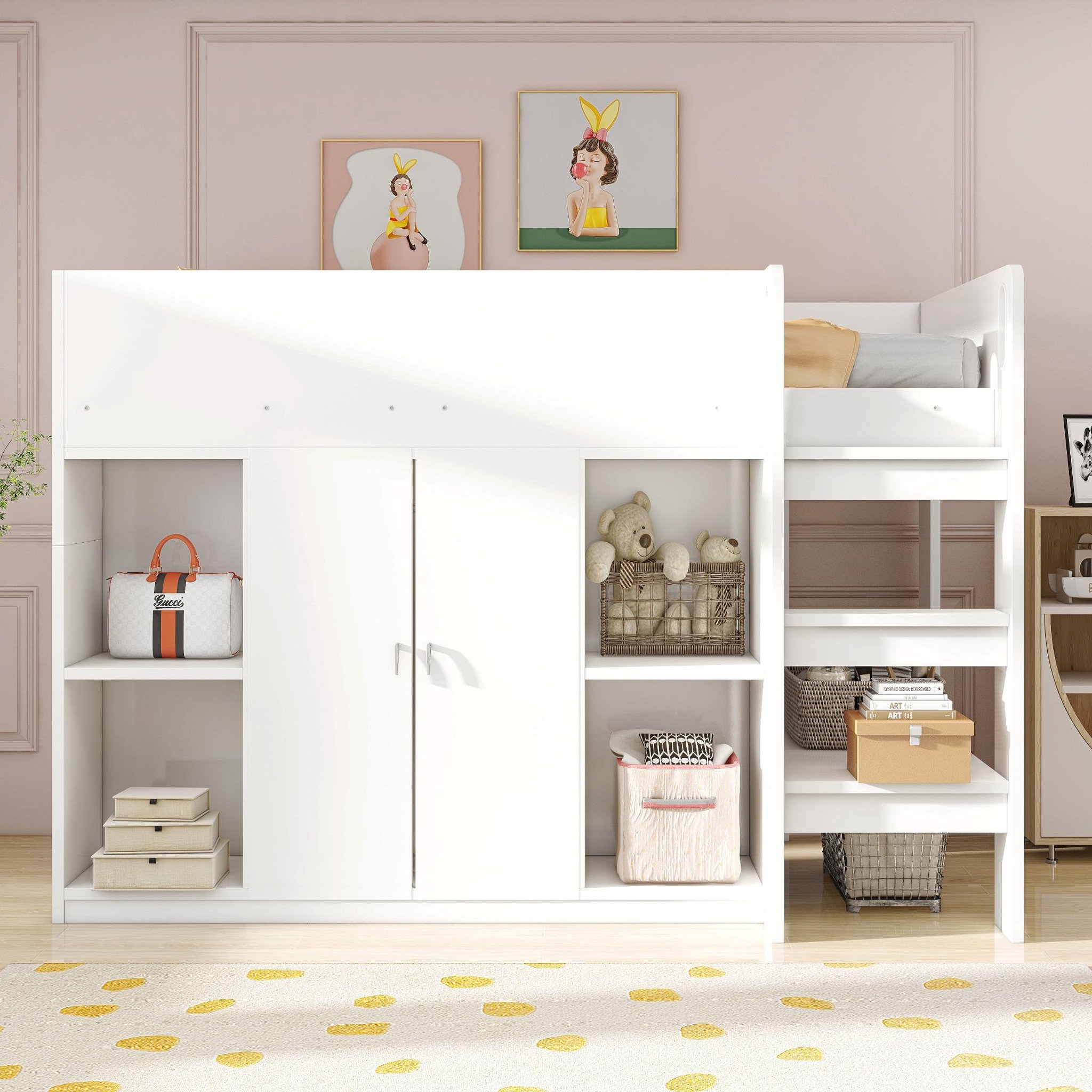 Voir la diapositive 4 : MERAX Lit mezzanine enfant