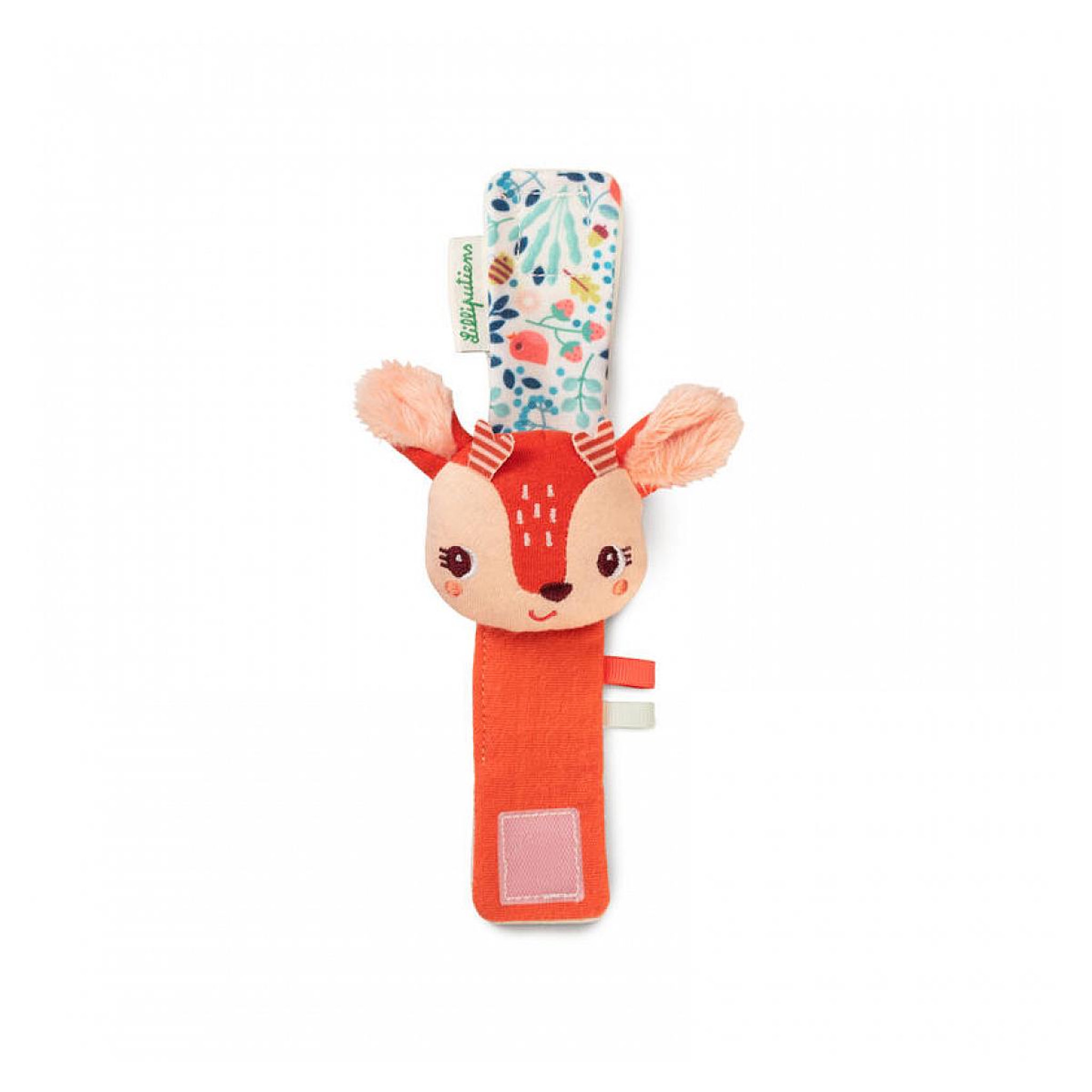 Voir la diapositive 2 : LILLIPUTIENS Stella le faon - Hochet bracelet eco