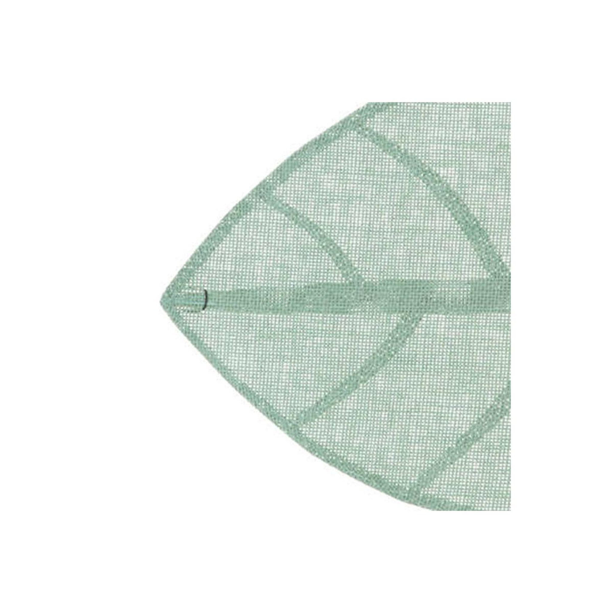Voir la diapositive 2 : SECRET DE GOURMET Set de table  feuille  33x50cm vert menthe