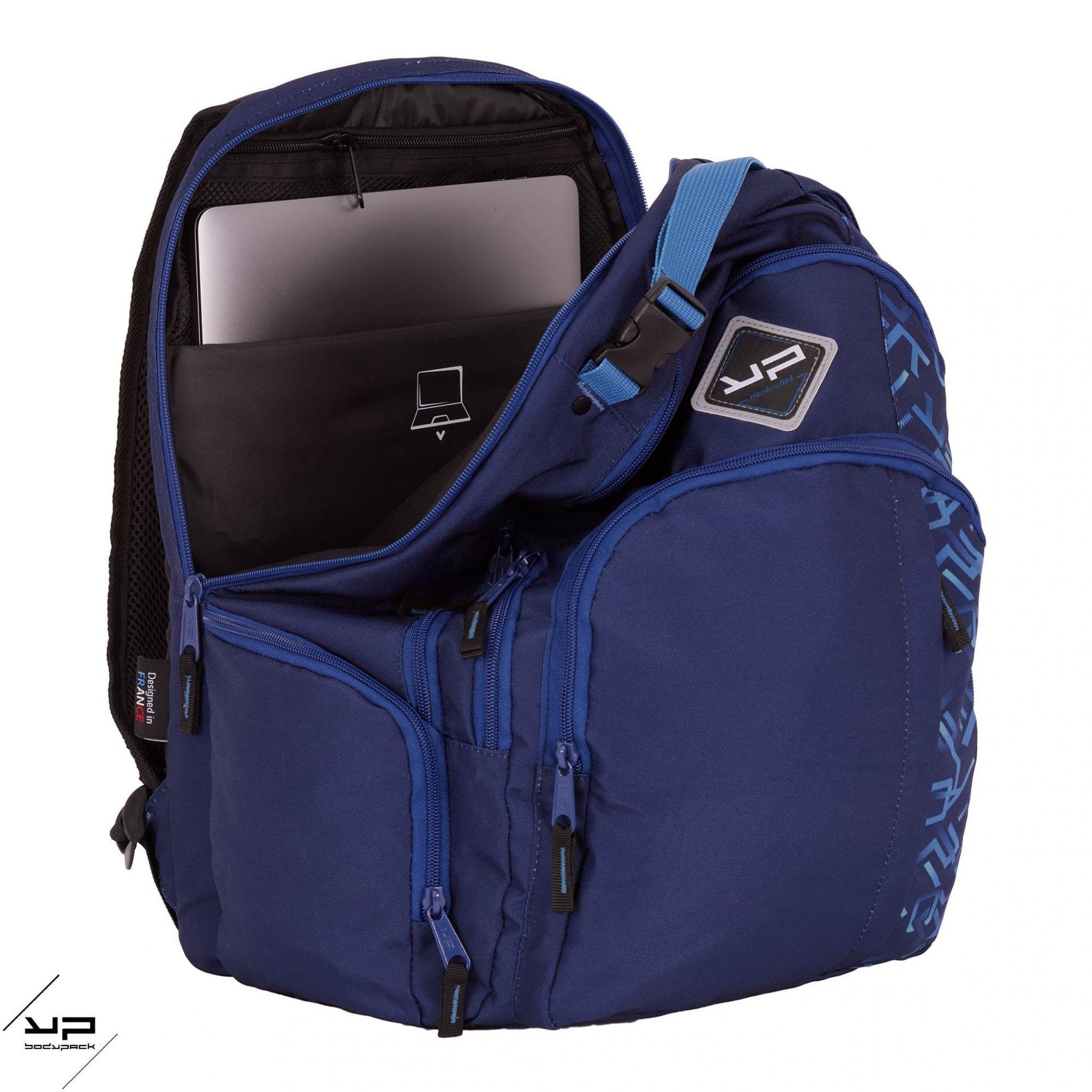 Voir la diapositive 4 : BODYPACK BODYPACK Sac à dos recyclé Ordi USB Typo