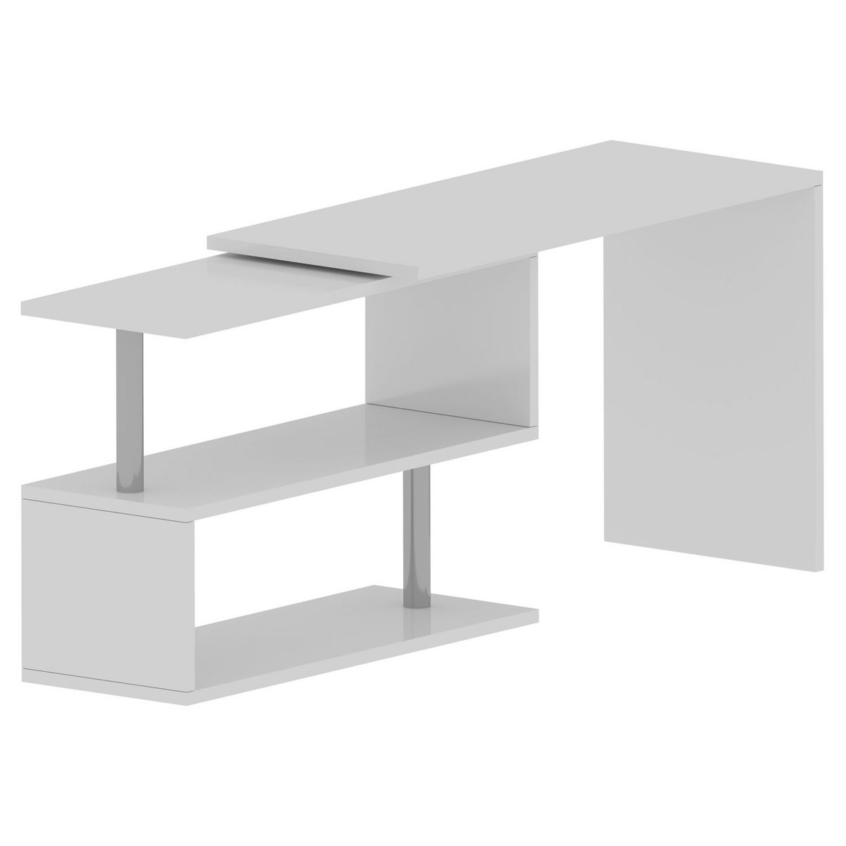 Bureau modulable droit ou d'angle 120/177cm ALTO