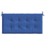 Voir la diapositive 4 : VIDAXL Coussin de banc de jardin bleu royal 120x50x3 cm tissu oxford