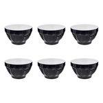 SECRET DE GOURMET Lot de 6 Bols  Colorama  60cl Bleu