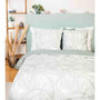 Voir la diapositive 2 : Home collection Parure housse de couette 100% coton lave 57fils pampelune