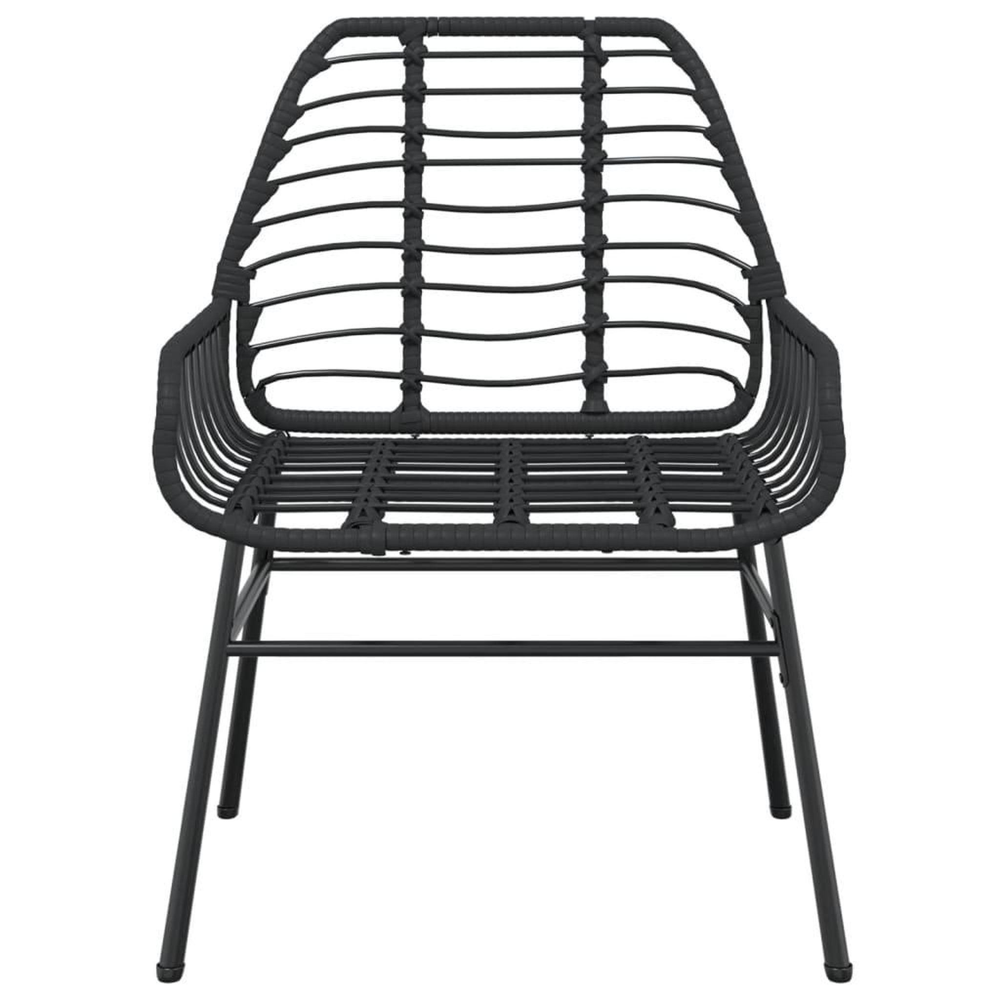 Voir la diapositive 5 : VIDAXL Chaises de jardin lot de 2 Noir Resine tressee