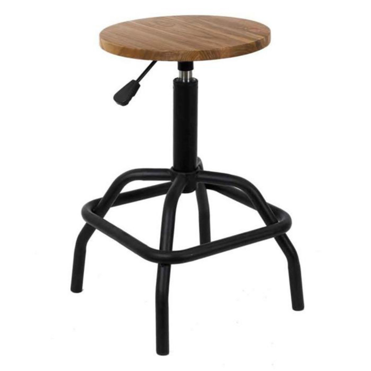 Paris Prix Tabouret de Bar Vintage  Ace  58-73cm Naturel