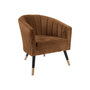 Voir la diapositive 2 : PRESENT TIME Fauteuil Royal en velours - 1 place