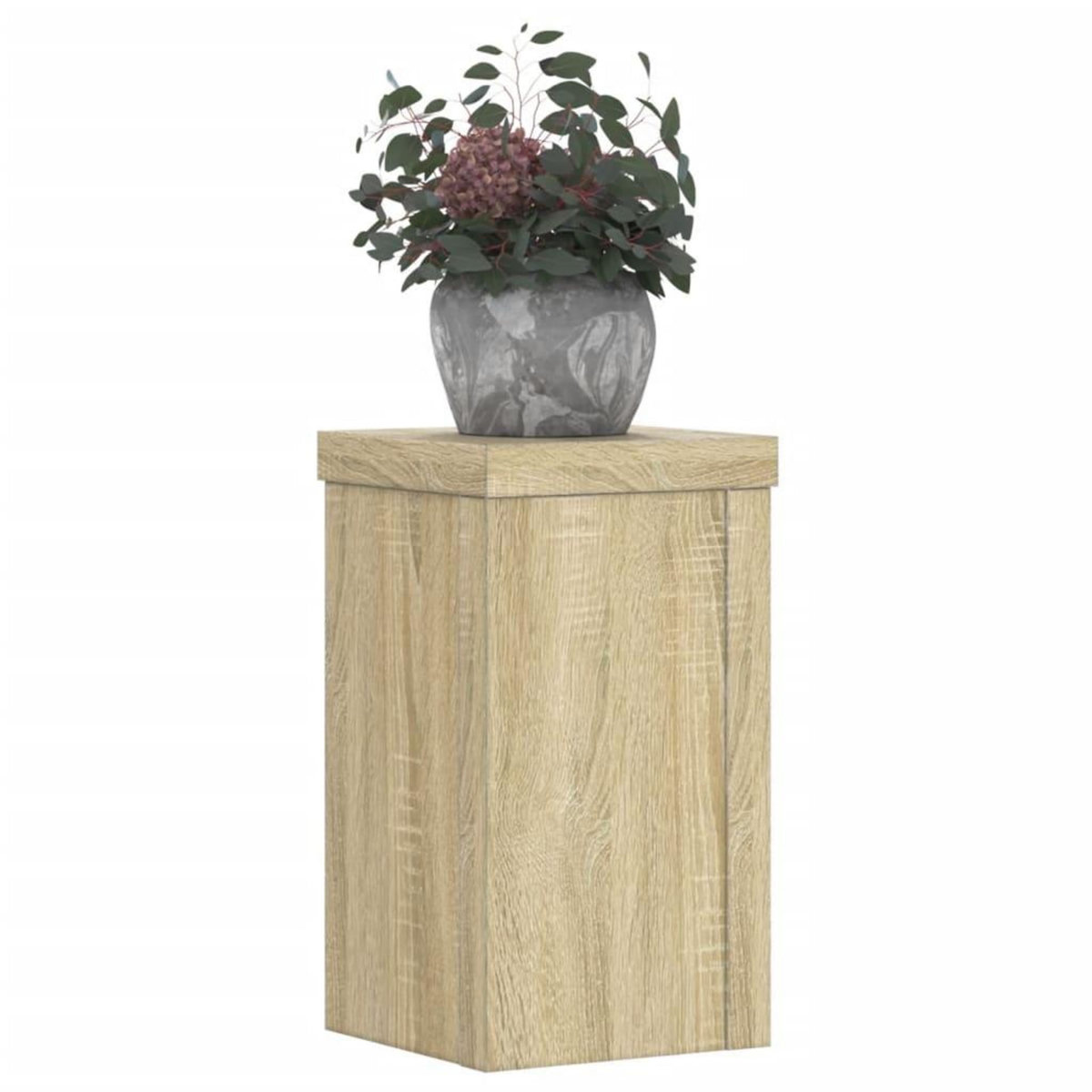 VIDAXL Supports pour plantes 2 pcs chene sonoma bois d'ingenierie