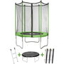Voir la diapositive 1 : Habitat et Jardin Trampoline  Yoopi  - Ø 1.8 m - Avec filet + Echelle + Couverture + Kit d'ancrage