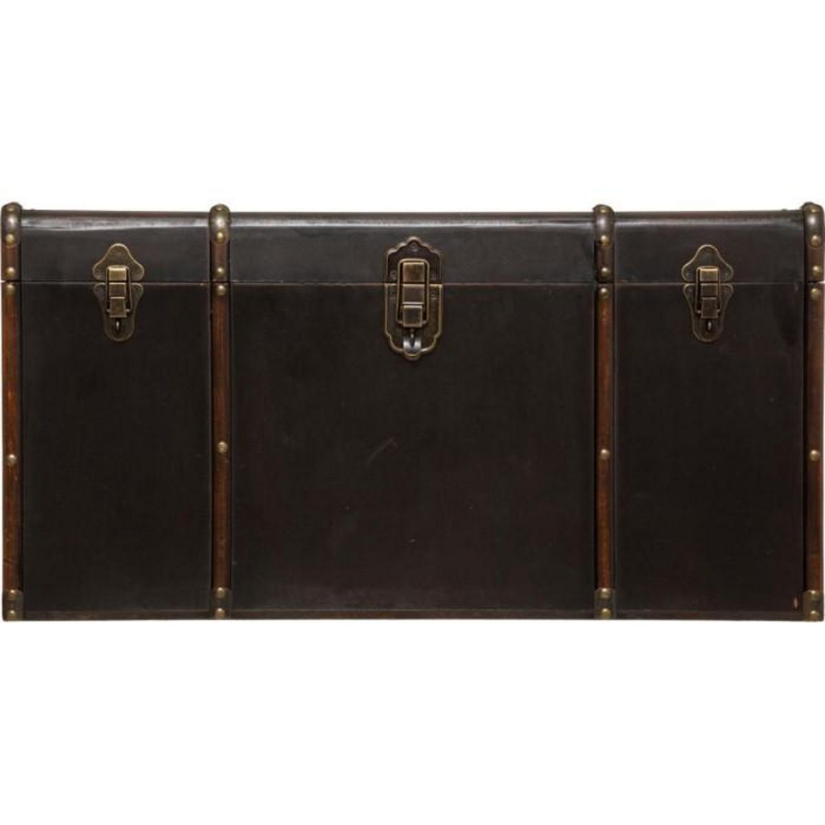 ATMOSPHERA Lot de 3 Malles de Rangement  British  80cm Marron