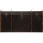 Voir la diapositive 5 : ATMOSPHERA Lot de 3 Malles de Rangement  British  80cm Marron