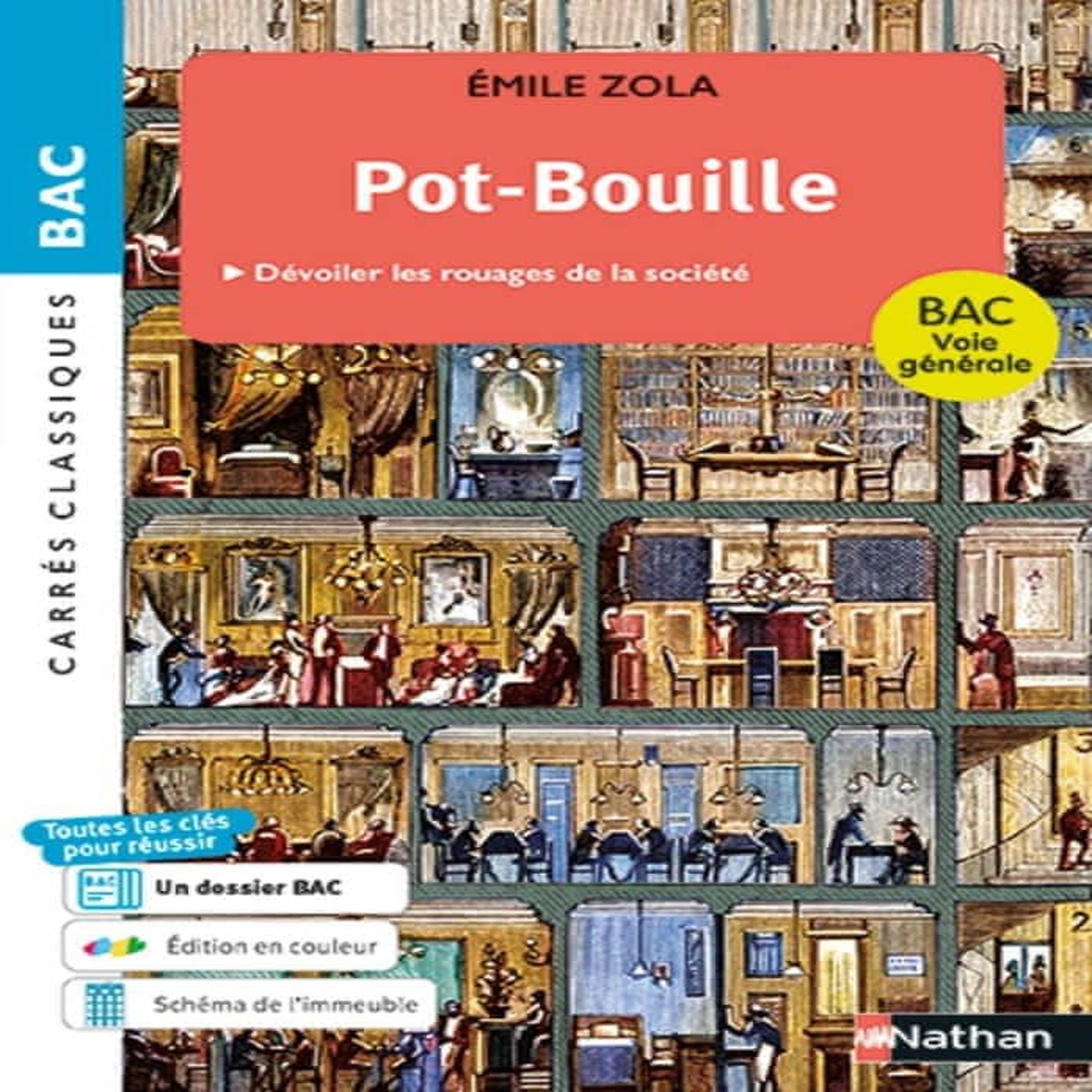 POT-BOUILLE. AVEC LE PARCOURS  DEVOILER LES ROUAGES DE LA SOCIETE , Zola Emile