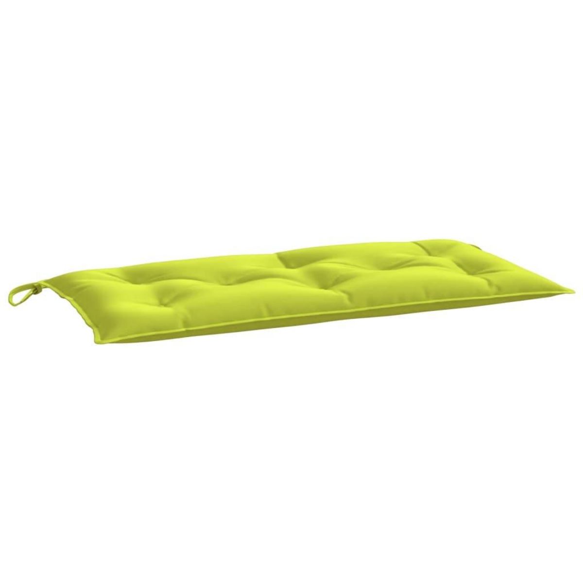 VIDAXL Coussins de banc de jardin lot de 2 vert vif tissu Oxford